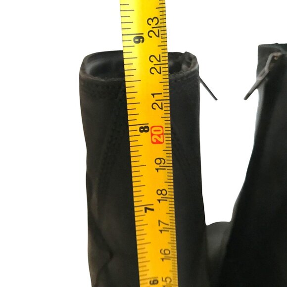 MERRELL Emma Womens 8/38.5 Black Leather Mid Calf Boot Side Zip 2156916 - Picture 6 of 10